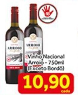 Vinho Nacional Arroio 750ml