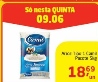 Tenda Atacado Arroz tipo 1 camil 5kg oferta