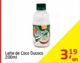 Tenda Atacado Leite de coco ducoco 200ml oferta