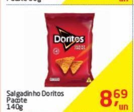 Tenda Atacado Salgadinhos doritos 140g oferta