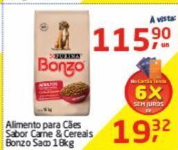 Alimento para cães bonzo 18kg