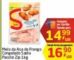 Tenda Atacado Meio da asa de frango sadia oferta