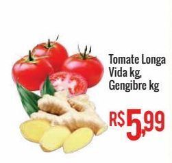Mart Minas Tomate longa vida kg, gengibre kg oferta