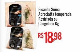 Picanha suína apreciatta temperada resfriada ou congelada kg