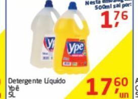 Tenda Atacado Detergente líquido ypê 5l oferta