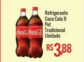 Mart Minas Refrigerante coca cola 1l pet tradicional unidade oferta
