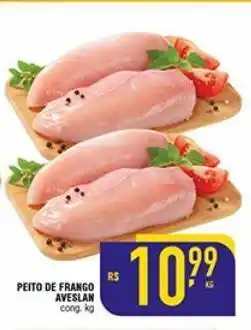 Mercantil Rodrigues Peito de frango aveslan congelado kg oferta