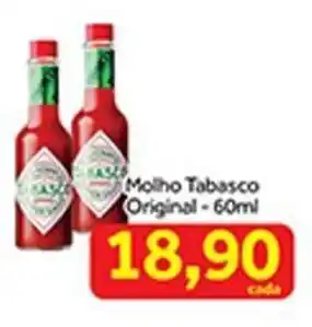 Molho Tabasco Original 60ml