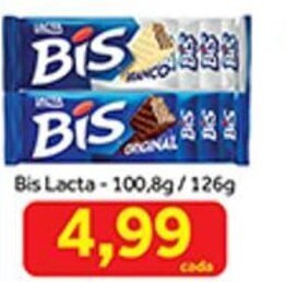 Shibata Supermercados Bis Lacta 100.8g / 126g oferta