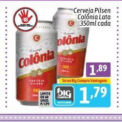 Supermercados Big Compra Cerveja Pilsen oferta
