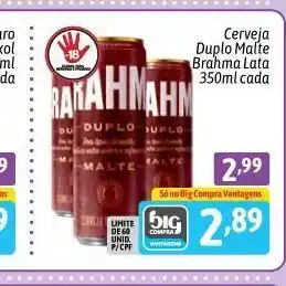 Supermercados Big Compra Cerveja Duplo Malte oferta
