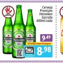Supermercados Big Compra Cerveja Heineken oferta