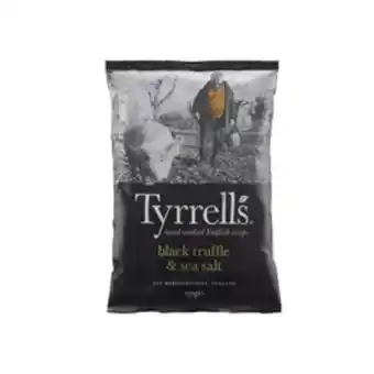 Mercadinhos São Luiz Batata chips tyrrells black truffle e sea salt 150g oferta