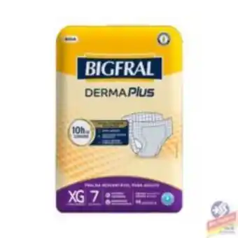 Fralda bigfral derma plus xg c 7und