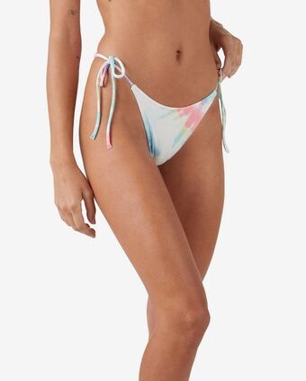Riachuelo Biquíni calcinha amarração tie dye branco dript by riachuelo oferta