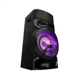 Mini system torre rn5 lg bluetooth, karaokê, usb, entrada para guitarra e microf, efeito de luzes, bass blast