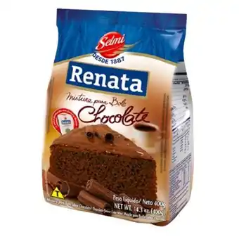 Mistura para bolo renata chocolate pacote 400g