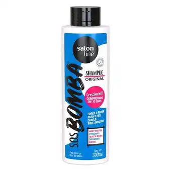 Barracão Supermercado Shampoo salon line bomba 300ml - original oferta