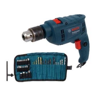 Leroy Merlin Furadeira de impacto gsb 550 re 550w 127v (110v) + 34 acessórios bosch oferta