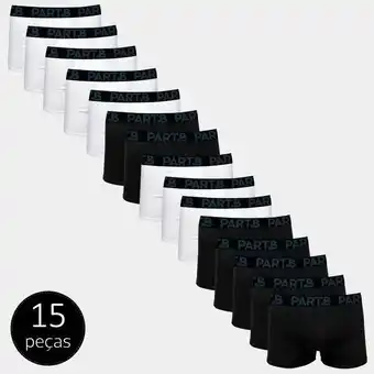 Kit cueca boxer part.b truck 15 peças multicor