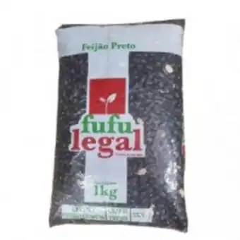 Feijão fufu legal preto 1kg