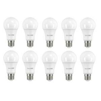 Leroy Merlin Kit 10 lâmpada led 9w bulbo e27 bivolt tramontina branca 810lm oferta