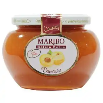 Geléia maribo country damasco vidro 290g