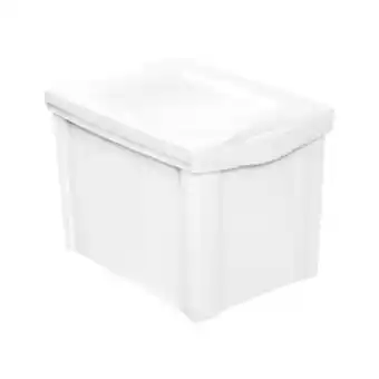 Leroy Merlin Caixa organizadora 30,7x42,5x30,5cm branca 30l radical color ordene oferta