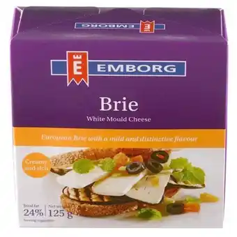 Queijo brie emborg 125gr