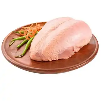 Peito de frango com osso bandeja kg