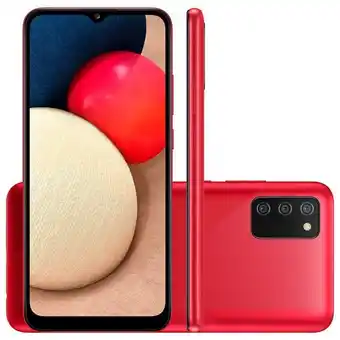 Gazin Smartphone samsung galaxy a02s 6.5" octa core 32gb 3gb câmera tripla - vermelho oferta