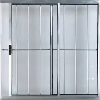 Leroy Merlin Vitro de alumínio 2 folhas 1,00 x 1,00 com grade cor brilhante linha all modular oferta