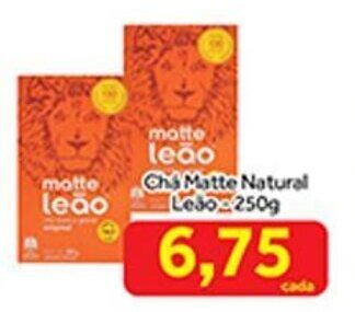 Shibata Supermercados Cha Matte Natural Leao 250g oferta