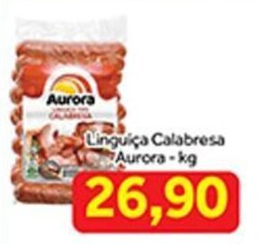 Linguica Calabresa Aurora 1kg