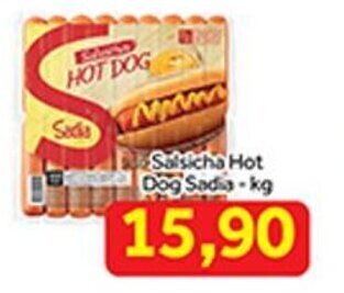 Shibata Supermercados Salsicha Hot Dog Sadia 1kg oferta