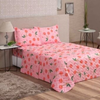 Vest Casa Cobre leito colcha casal avulso col vidaecor cherish dreams vestcasa oferta
