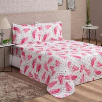 Vest Casa Cobre leito colcha casal avulso col vidaecor froot dreams vestcasa oferta