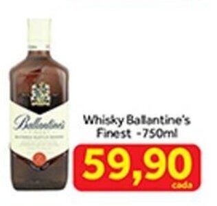 Shibata Supermercados Whisky Ballantine's Finest 750ml oferta