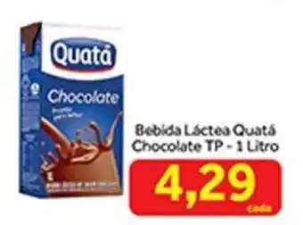 Shibata Supermercados Bebida lactea Quata Chocolate TP 1L oferta