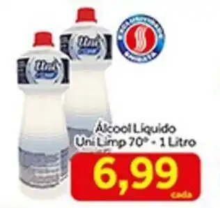 Shibata Supermercados Alcool Liquido Uni Limp 70 1L oferta