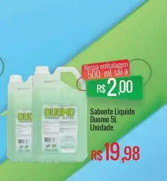 Mart Minas Sabonete Liquido Duomo 5L oferta