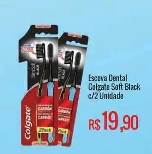 Mart Minas Escova Dental Colgate Soft Black oferta