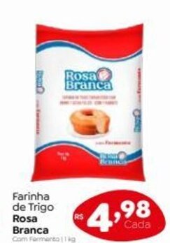 Novo Atacarejo Farinha de Trigo Rosa Branca 1kg oferta