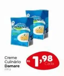 Novo Atacarejo Creme Culinario Damare 200g oferta