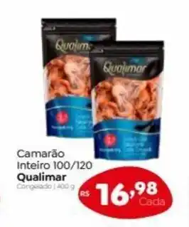 Camarao Inteiro 100/120  Qualimar