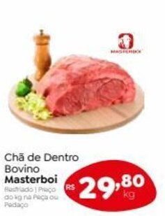 Novo Atacarejo Cha de Dentro Bovino Masterboi oferta