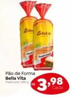 Pao de Forma Bella Vita 450g
