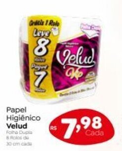 Papel Higienico Velud