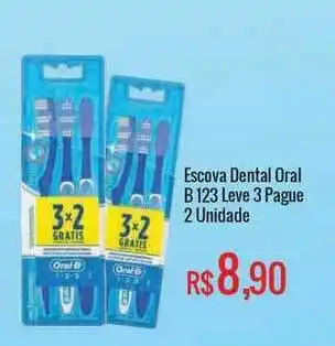 Mart Minas Escova Dental Oral B 123 Leve 3 Pague 2 oferta