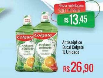 Mart Minas Antisséptico Bucal Colgate 1L unidade oferta